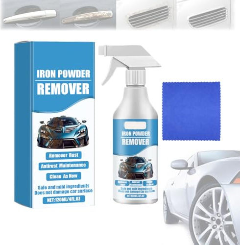 Spray quitaóxido y partículas de hierro para coche, Spray multifuncional para quitar óxido y hierro rápidamente, ideal para metal, herramientas y coches. (1PCS)