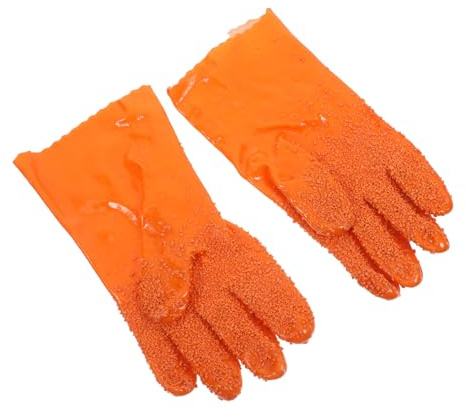 BAZEITFLOW Guantes Peladores de Patatas y Verduras Antideslizantes Resistentes al Agua y Talla para Cocina Herramienta Práctica para Pelar Legumbres y Tubérculos con Facilidad
