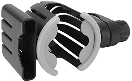 Fdit Portavasos Universal Multifuncional para Cochecito que Sostiene de Forma Segura Bebidas y Teléfonos para Cochecitos, Andadores y Bicicletas-ABS/plástico (Negro y gris)