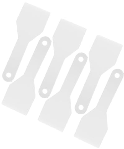 FUNOMOCYA Raschietto per Sbrinamento Ghiaccio Freezer e Frigorifero 6 Pezzi in Plastica Bianco Design Ergonomico per Uso Domestico e Durevole