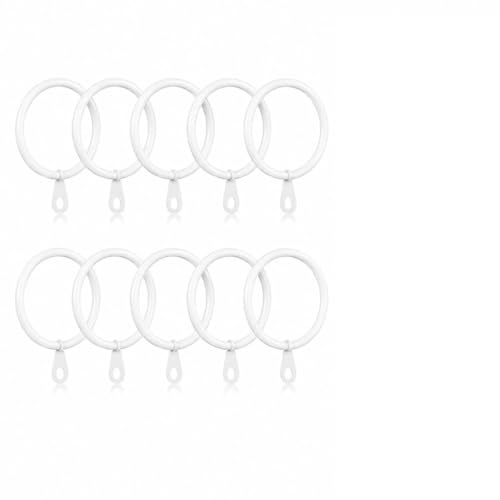 Anelli per Tenda in Metallo, 10 Pezzi (ANELLI BIANCHI 10PZ)