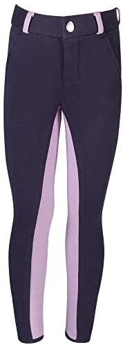 PFIFF Unisex Kinder 743873 Hose, Blau/Lila, 140 EU