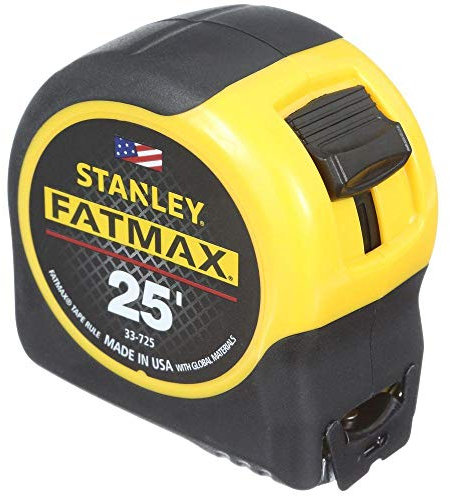 Stanley 33-725 FatMax Maßband mit Rüstungsbeschichtung, 7,6 x 3,8 cm, 24 Stück