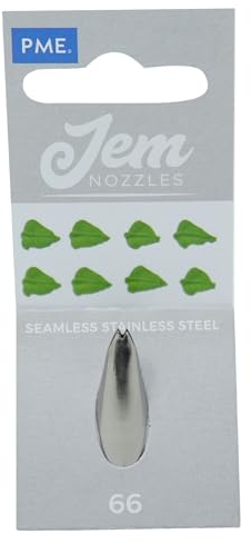 PME JEM Small Leaf Piping Nozzle no. 66, Silver