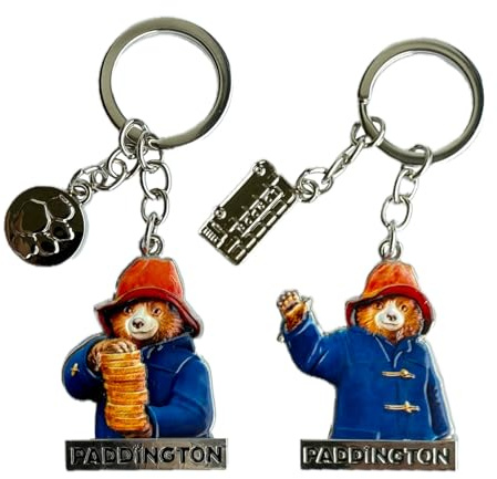 Paddington Bear Duomo Ufficiale segna dettagliata Portachiavi dei Personaggi del Film