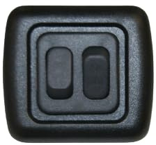 Matt Black Single Surround - Support Frame - Double Light Switch