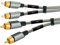 AINSTEIN Audio Cinch Kabel 1,0m, 2x Cinch Stecker > 2x Cinch Stecker