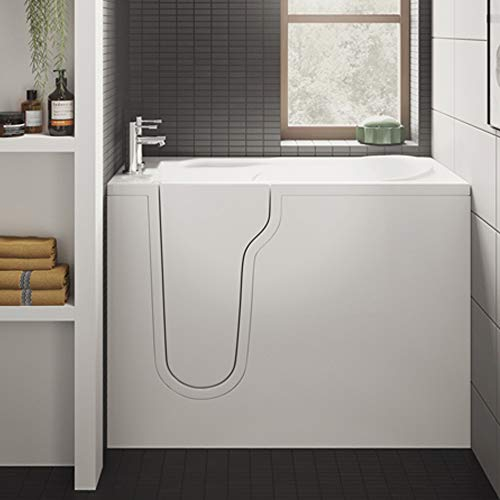 Sitz Badewanne mit Tür, 106x66cm, FREEDOM Links