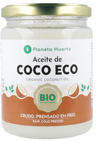PLANETA HUERTO | Aceite de Coco (430 ml (Paquete de 1), Virgen)