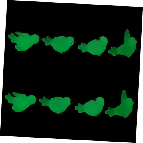 Milisten 8pièces Pigeons Lumineux Décoration De Miniatures pour Aquarium Et Bureau Oiseaux Réalistes pour Jardin Éclairage Ambiant Et Élégant