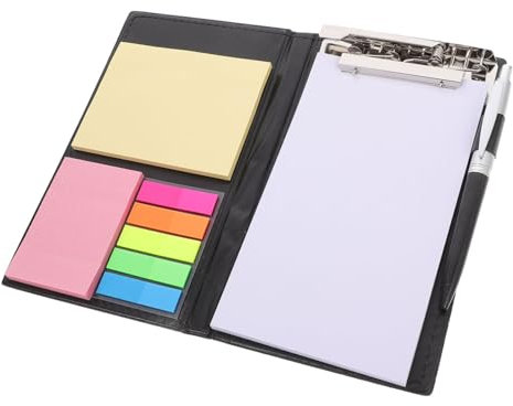 OHPHCALL Notizblock-set Mit Kugelschreiber Taschennotizbuch Für Krankenpflege Register-organizer Klemmbrett-folio Mit Notizblock Selbstklebender Für Studenten Studienbüro Schulbedarf