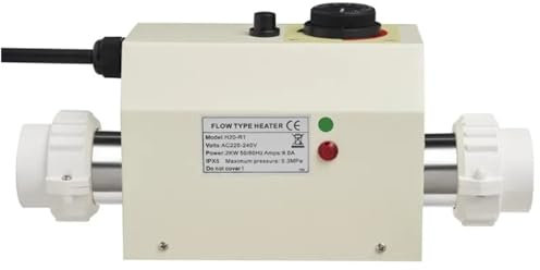 JHXHFJXZ Calentador de Agua for Piscina residencial de 3 kW, termostato eléctrico, Accesorios de baño for Piscina, bañera, SPA. para SPA, bañera