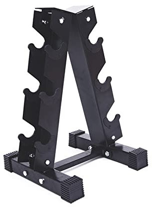 Hantelständer Hantelablage, Kurzhantelständer mit 3 Ebenen, Kurzhantel Rack bis 200kg Belastbarkeit, Stahl Hantelregal für Home Gym