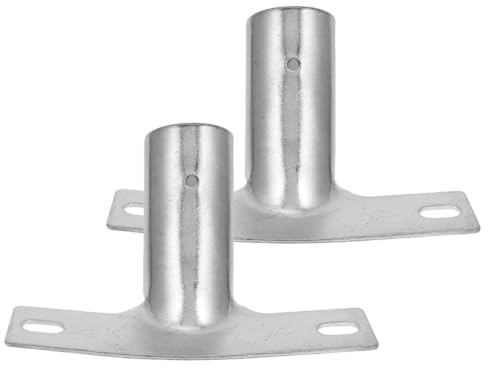 2pcs Iron Paint Pole Adapter Broom Handle Bracket Mounting Replacement | Telescoping Paint Pole, Roller Brush Telescopic Rod Extension Adapter, Mop Adapter