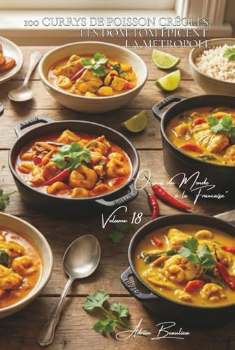 100 currys de poisson créoles : les DOM-TOM épicent la métropole: Lait de coco, épices des îles, l'art créole du poisson parfumé