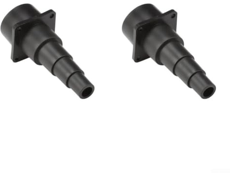 90687 Verktygsadapter för våt torrdammsugare, stegad slangadapter 5 – 0,5 cm till 0,6 cm, skuren till passform vakuumfäste för elverktyg dammuppsamlingsrengöring (2-pack)