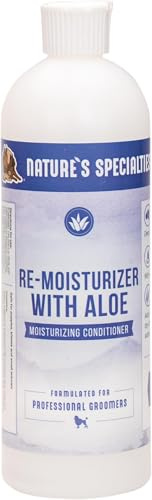 Nature's Specialties Aloe Re-Moisturizer Conditioner für Hunde - Spendet Feuchtigkeit und Pflegt - Lindert Juckende & Gereizte Haut - Ideal für Empfindliche Haut - Babypuder-Duft, 946ml