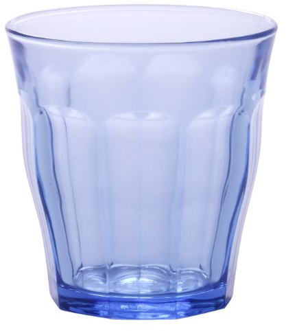 Duralex - Picardie Marine Blue Tumbler 31 cl (10 7/8 oz) Set of 4 by Duralex