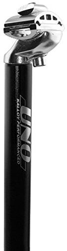 KALLOY UNO - TS297-26,2/54: Sattelstütze für BTT, Aluminium, Farbe: silber MEDIDA: 26mm Farbe: schwarz