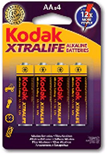 Kodak cat30952027 - Batterie alcaline LR 06 AA, confezione da 4