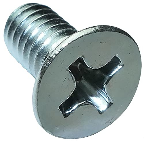AERZETIX - C18308-50 x Bolzen - Senkkopfschrauben - mit Konischer Kopf - M4x8mm - DIN965A - Verzinkter Stahl - Fußabdruck - PH2 - kreuzförmig