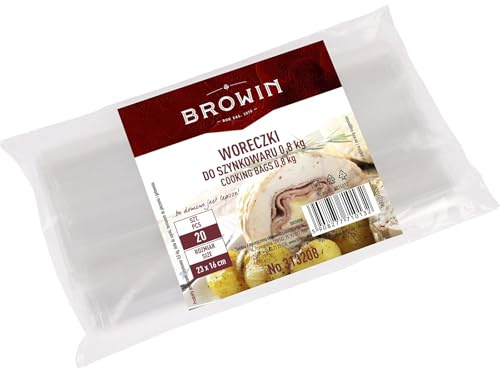 BIOWIN Einlagebeutel Folienbeutel für Schinkenkocher 0,8 kg 20 szt. 23 x 16cm