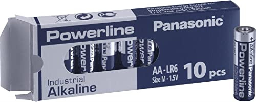 10 x Stilo AA LR6 Alkaline-Akku PANASONIC Powerline Industrial 1 x 10 Pack