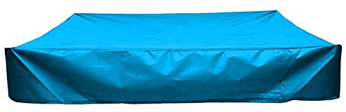 Sandkasten Abdeckung mit Kordelzug, Wasserdicht Pool Abdeckung- Oxford Tuch Abdeckplane Schutzplane Staubdicht UV-beständig Schutz Haube, für Sandkasten Terrasse Garten Außenanlagen (120*120cm,blue)