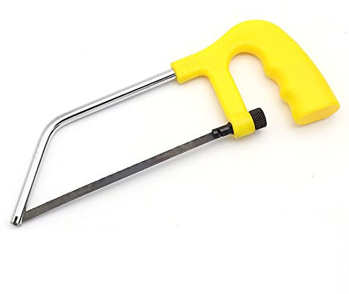Junior bågsåg, Multifunktionell Mini Stål Handsåg Såg 150 mm Skärverktyg för Plast, Trä och Metall