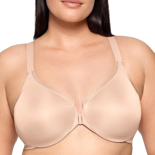 Glamorise Damen Wonderwire-rückenstütz-BH mit Bügel #9265 Full Coverage Bra (1er Pack)