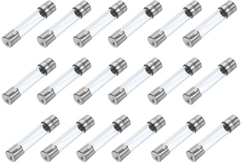 QUARKZMAN 18 Stück Glassicherung 6 x 30mm, 3A Schnellschlag Auslösecharakteristik 250V Sicherung für Leiterplatten Elektronische Geräte Haushaltsgeräte