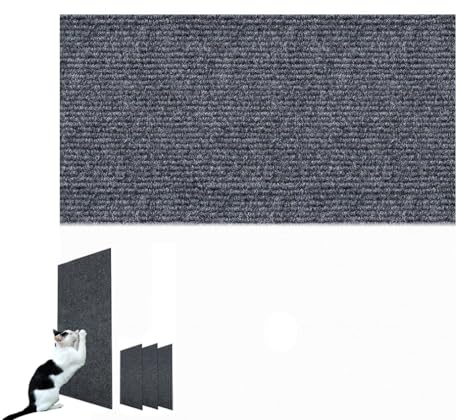Climbing Cat Scratcher,2024 New DIY Climbing Cat Scratcher,Trimmbare Selbstkleber Kratzmatte Katze,widerstandsfähig Katzenmöbel Fußmatte Kratzpad,Kratzmöbel SchutzungCat Scratcher (Grau, 60x100cm)