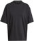 adidas Damen Essentials Contemporary Logo Boyfriend T-Shirt, Black, M