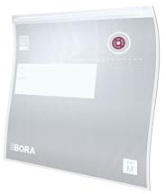 BORA Vakuumierbeutel 26 cm x 27,5cm, 1,5 Liter, Vakuumbeutel, 15 Stück, für BORA QVAC Vakuumiergerät, Wiederverwendbar, Mehrwegbeutel, Lebensmittelaufbewahrung, Sous-vide-Garen, Transparent