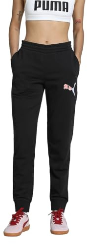 Puma ESS Logo Lab Pants TR, Pantalones de Punto Mujer, Puma Black,