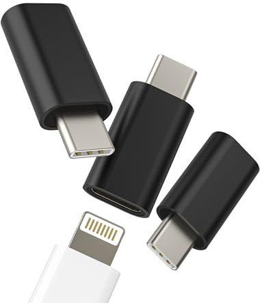 Adattatore Da Lightning a USB C(3Pack)Jack Cavo Type Adapter compatibile per Samsung per iPhone15 iPad Mini Accessori Adattatori Per Apple Femmina Tipo C Maschio Cable Ricarica Cavi Connettore YCJ-it