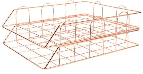 Gogogmee 2stücke Schreibtisch-organizer Aus Metall Akten-organizer Für Schreibtisch Schreibtischablage Mit Zeitschriftenhalter Schwarzer Dokumentenhalter Für Büro-organisation Und