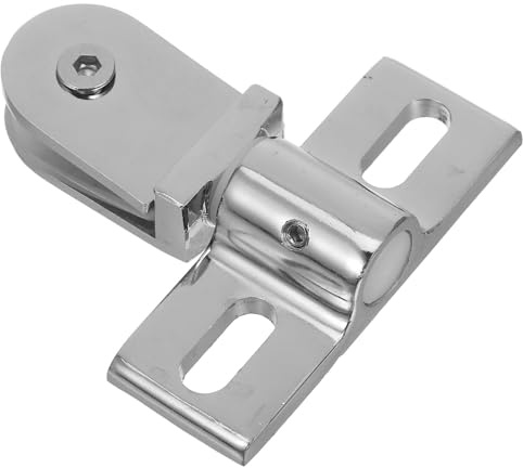 IMIKEYA Charnière Pivotante Pour Porte De Douche En Métal Avec Accessoires Complets Quincaillerie Robuste Pour Installation Facile Et Ouverture 3.11X3.03X0.79In