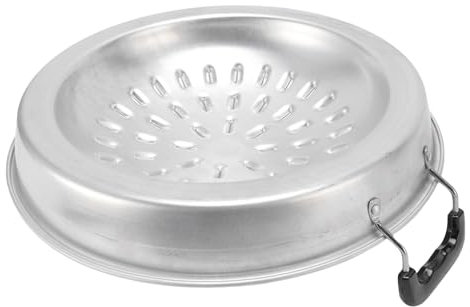 Thai BBQ Grill Pan Non Stick Alluminio Grill Caldo Grill per Esterna Famiglia Family Gas Cara Carbone Leggero (35 cm/13.78in Colore Originale)