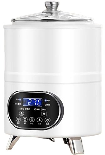 XygZythror YaourtièRe NuméRique 12 L, YaourtièRe NuméRique LCD Automatique, YaourtièRe Probiotique en Acier Inoxydable avec ContrôLe du Temps De La TempéRature