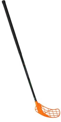 DimyFew Floorballschläger, Feldhockeyschläger, Hochleistungs Schaftlänge 33,5 Zoll, Hockeyschläger für Trockentraining, Orangefarbene Linke Hand