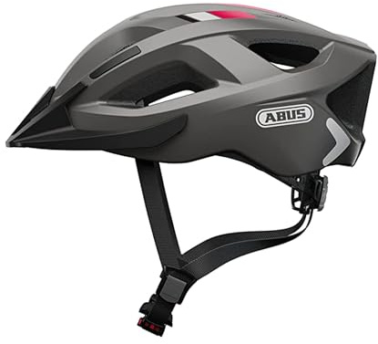ABUS Casco da città Aduro 2.0 - casco da bici integrale con luce - design sportivo per il traffico cittadino - per uomo e donna