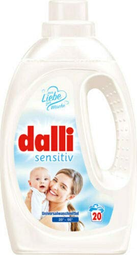 Dalli Sensitiv - Detersivo universale delicato sulla pelle, 20 W, 1,1 l