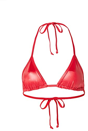 Mapale Triangle Top Soutien-Gorge, Rouge, S Femme