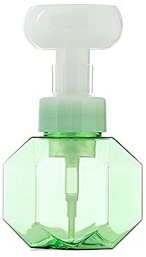 DawnDream Schaumseifenspender Flüssige Seifenspender Schaumpumpe Blume Form Schaum Leere Flasche Kunststoff Klare Flasche Dusche Gel Badezimmer Produkte 300ml Seifenspender Automatisch