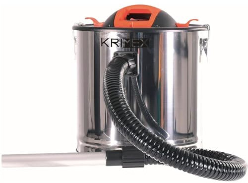 Krimex Aspiratore per Cenere, Aspiracenere, Filtro HEPA, 18 LT, 1000W
