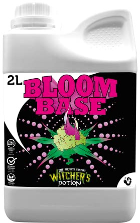 BLOOM BASE - Witcher's Potion Cannaboom (2.000ml) – Fertilizante mineral para floración de cannabis – NPK 3-3-5 equilibrado + microelementos – 100% asimilable – Floración explosiva y saludable