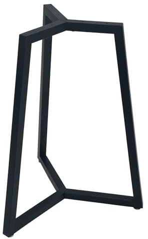 JIANZHUO Round Table Legs 16 Inch Coffee Table Legs,Metal Table Base Black Iron Legs for Table,Metal Furniture Legs Dining