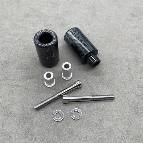 DZSQEGBX Motorradrahmen Sliders Crash Falling Protection Pad Für Suzuki Für GSXR1000 K3 Für GSXR 1000 2003-2004 Für GSX-R Motorrad Sturzschutz Sturzpads(Kohlenstoff-Look)