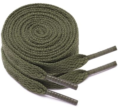 GOODSALEOK 2 Pares de Cordones Planos de 8mm Deporte Para Zapatillas Deportivas Adultos Resistente al Desgaste Presente